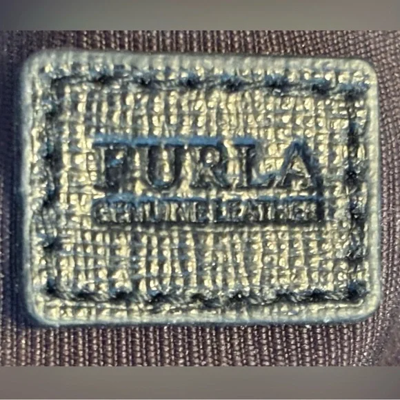 Furla Black Leather Crossbody with Gold Chain Detail - Picture 4 of 9